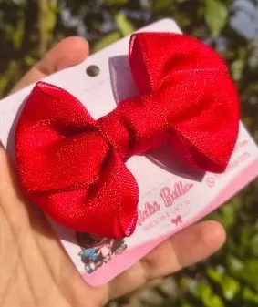 Laço Vermelho Organza